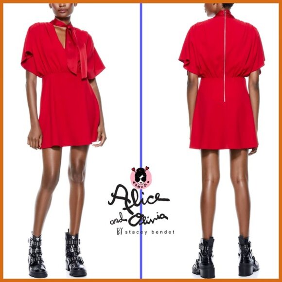 ALICE + OLIVIA RUBY DRESS - Picture 4 of 8